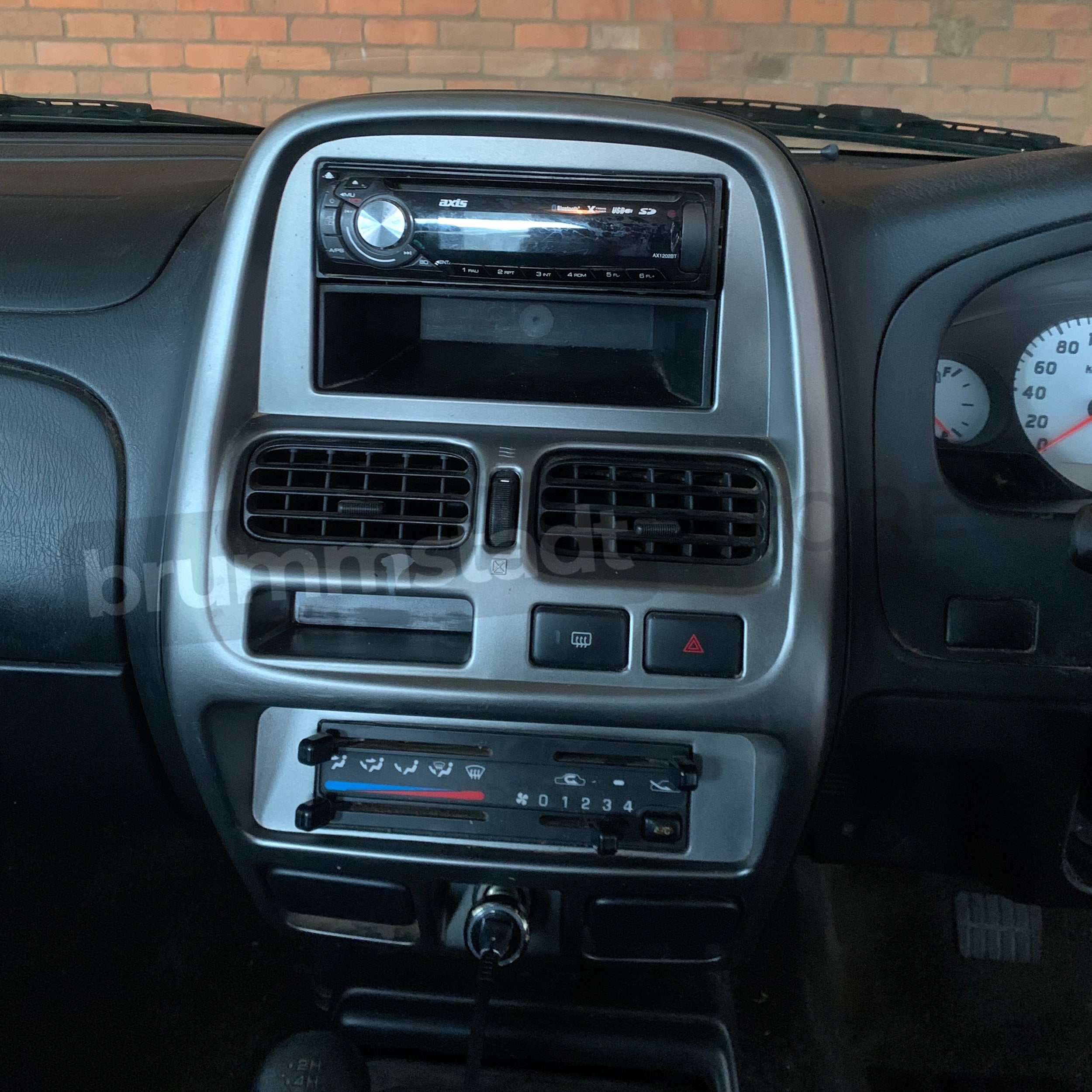 Factory Dash with 1DIN Radio Installed
