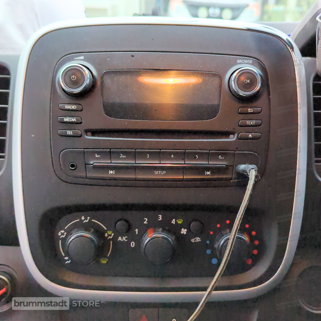 Standard Radio Layout (Non-Touchscreen – Common in Base and Mid Trims)
